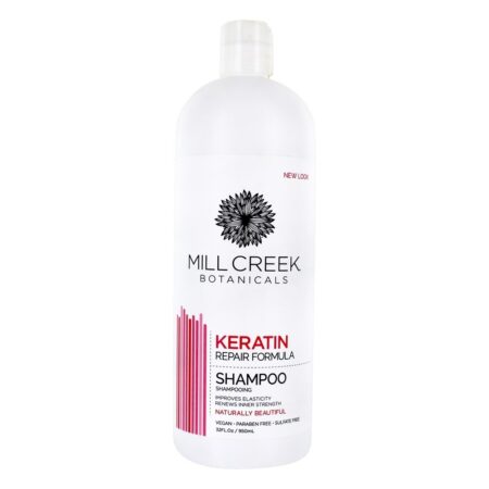 Shampoo de Fórmula Reparadora de Queratina - 32 fl. oz. Mill Creek Botanicals