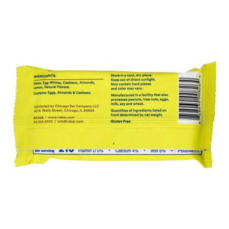 Barra de Proteína Limão - 1.83 oz. RXBAR - Image 2