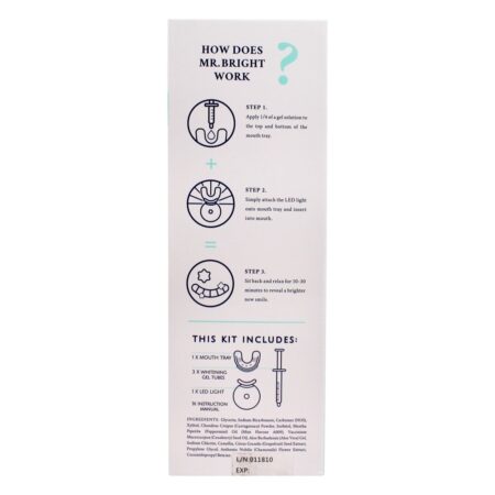 Kit para clareamento dos dentes em casa Mr. Bright - Imagem 3