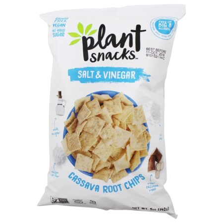 Chips de Raiz de Mandioca Sal e Vinagre - 5 oz. Plant Snacks