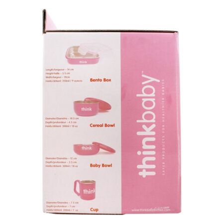 O Completo BPA-Free Feeding Set Rosa - 1 conjunto (s) Thinkba - Imagem 3