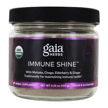 Pó de brilho imune - 3.53 oz. Gaia Herbs