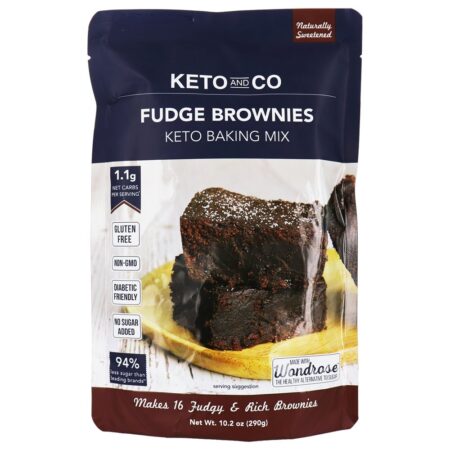 Fudge Brownies Keto Baking Mix - 10.2 oz. Keto and Co