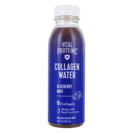 Hortelã de mirtilo de água de colágeno - 12 fl. oz. Vital Proteins