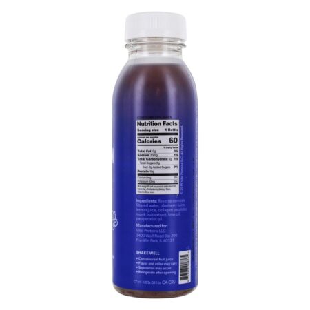 Hortelã de mirtilo de água de colágeno - 12 fl. oz. Vital Proteins - Image 2