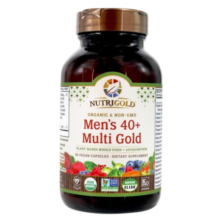 Multivitamínico masculino 40 + Multi Gold - Cápsulas Vegan 90 Nutrigold