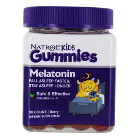 Crianças Melatonina Gummies Sleep Support Berry - 90 Contagem Natrol