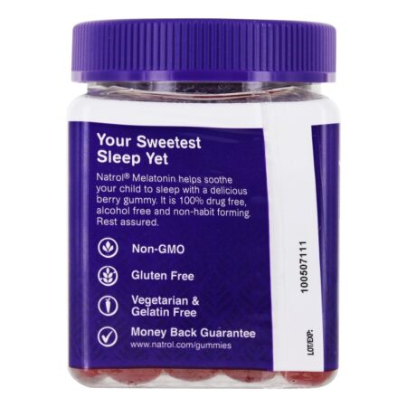 Crianças Melatonina Gummies Sleep Support Berry - 90 Contagem Natrol - Image 3