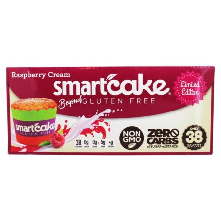 Creme de framboesa sem glúten de caso Smartcakes - 8 Pacote (s) Smart Baking Company