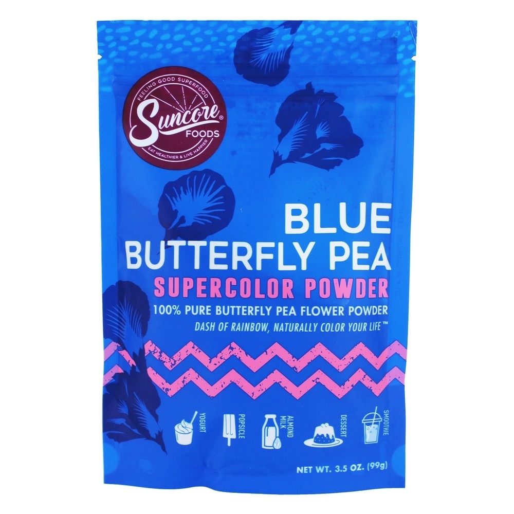 Supercolor Superfood Pó De Ervilha Borboleta Azul - 3.5 oz. Suncore Foods