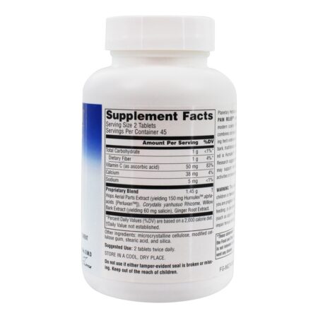 Fórmula Menor de Alívio da Dor do Corydalis 750 mg . - 90 Tablets Planetary Herbals - Imagem 2