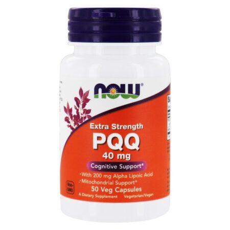 Suporte Cognitivo de Força Extra PQQ 40 mg . - 50 Cápsula (s) vegetal (s) NOW Foods