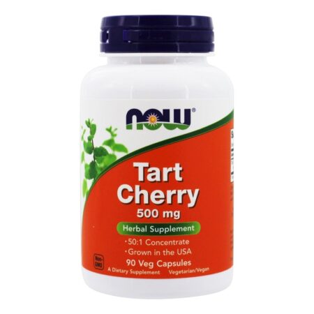 Tart Cherry Herbal Supplement 500 mg . - 90 Cápsula (s) vegetal (s) NOW Foods