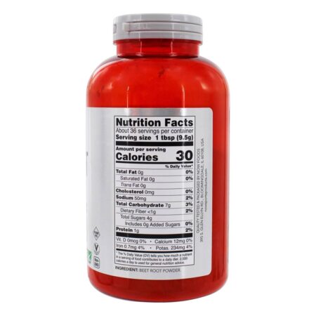 Now Sports Beet Root Powder - 12 oz. NOW Foods - Image 2