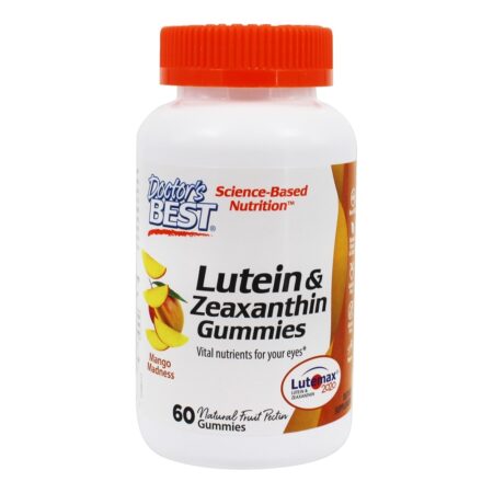 Luteína e zeaxantina Gummies Mango Madness - 60 Gummies Doctor's Best