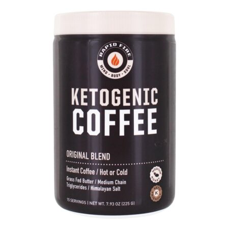 Café Cetogênico Café Instantâneo em Pó - 7.93 oz. Rapid Fire