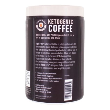 Café Cetogênico Café Instantâneo em Pó - 7.93 oz. Rapid Fire - Image 3