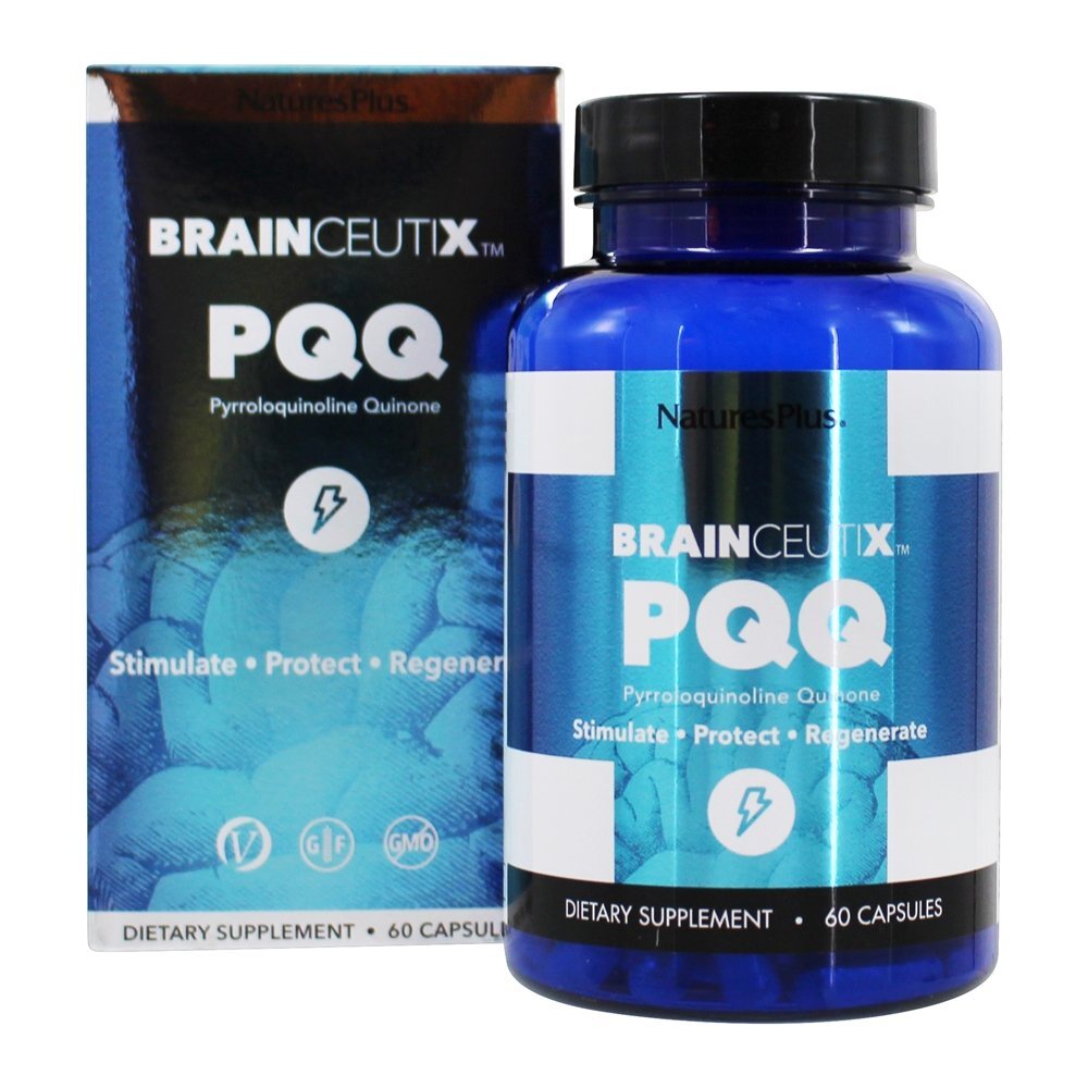 BrainCeutix PQQ Pirroloquinolina Quinona 20 mg . - Cápsulas 60 Natures Plus