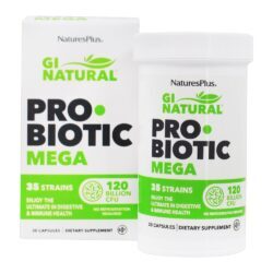 GI Natural Probiótico Mega 120 Bilhões de UFC - Cápsulas 30 Natures Plus