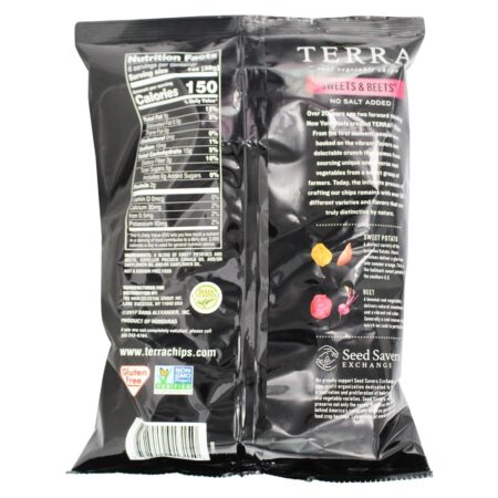 Real Vegetable Chips Doces e Beterrabas Sem Sal Adicionado - 6 oz. Terra - Image 2