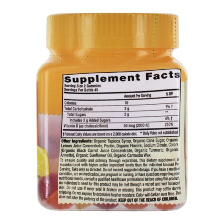 Vitamina Orgânica D3 Citrus & Berry 50 mcg. - 90 Gummies Vitafusion - Image 2