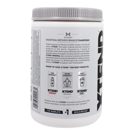 Xtend The Original BCAA Recuperação Muscular + Eletrólitos em Pó 30 Servings Mango Madness - 14.8 oz. Scivation - Image 3