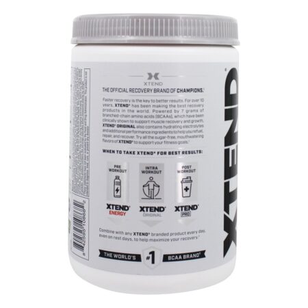 Xtend The Original BCAA Muscle Recovery + Eletrólitos em Pó 30 Porções de Gelo da Liberdade - 14.8 oz. Scivation - Image 3