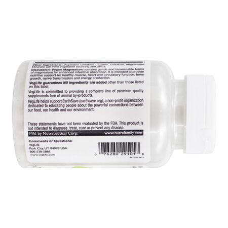 Fonte Tripla de Magnésio Vegano 400 mg . - Cápsulas Vegan 90 VegLife - Image 4