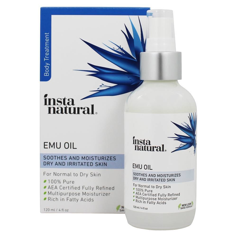 Hidratante multiuso de óleo de ema - 4 fl. oz. InstaNatural