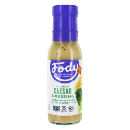 Baixo FODMAP sem glúten molho para salada Caesar - 8 fl. oz. FODY