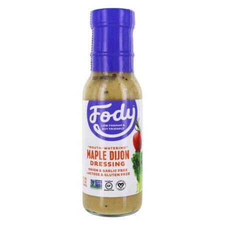 Low FODMAP sem glúten salada molho Maple Dijon - 8 fl. oz. FODY