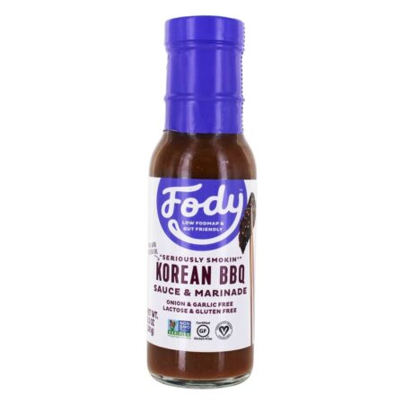 Molho sem glúten de baixo FODMAP & Marinade BBQ coreano - 8.5 oz. FODY