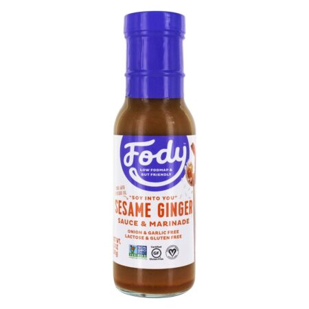 Molho Gluten Free FODMAP & Marinade Sesame Gengibre - 8 fl. oz. FODY