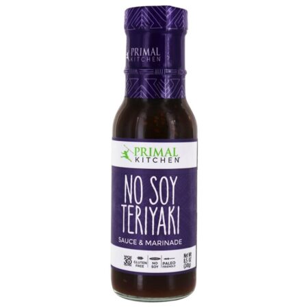 Sem molho de soja Teriyaki e marinada - 8.5 oz. Primal Kitchen