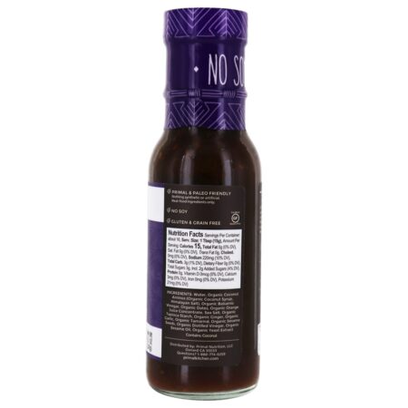 Sem molho de soja Teriyaki e marinada - 8.5 oz. Primal Kitchen - Image 2