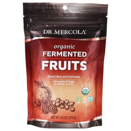 Pó de frutas fermentadas orgânicas - 9.5 oz. Dr. Mercola