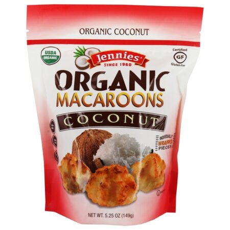 Macaroons Orgânicos De Coco - 5.25 oz. Jennies