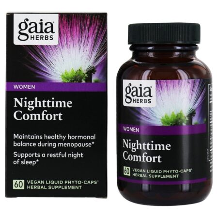 Conforto Noturno Feminino - Cápsulas Vegan 60 Gaia Herbs