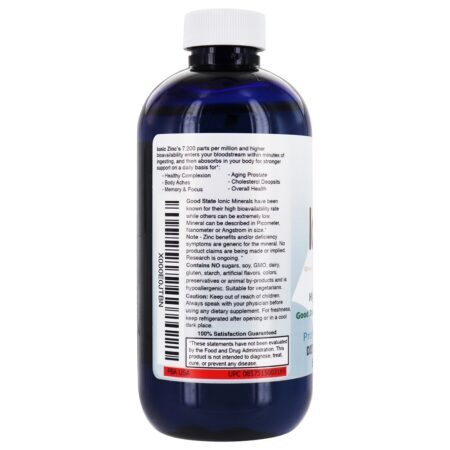 Zinco Iónico Líquido Natural 7200 Ppm - 8.1 fl. oz. Good State - Imagem 3