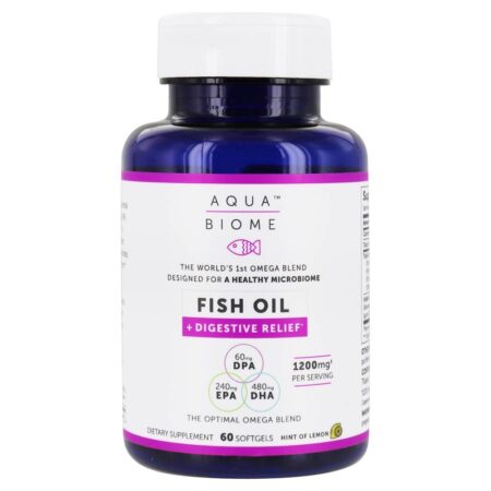 Óleo de peixe + limão digestivo 1200 mg . - 60 Softgels Aqua Biome - Image 2