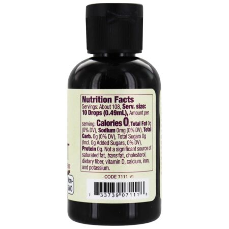 Adoçante de frutas orgânicas monge de frutas zero caloria baunilha - 1.8 fl. oz. NOW Foods - Image 2