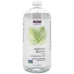 NOW Solutions Glicerina Vegetal Orgânica Pure SkinCare Versátil - 32 fl. oz. NOW Foods