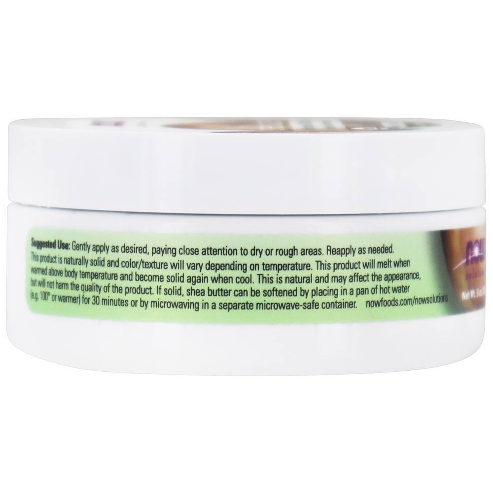 NOW Solutions Organic 100 % Pure Manteiga de Karité - 3 oz. NOW Foods - Imagem 4