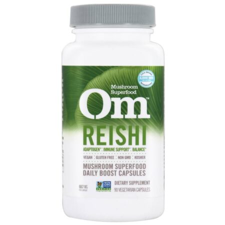 Reishi de Superalimento Diário de Cogumelos Reishi 2000 mg . - Cápsulas vegetarianas 90 Om