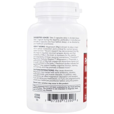ProtoSorb Magnesium - Cápsulas vegetarianas 90 Protocol For Life Balance - Imagem 3