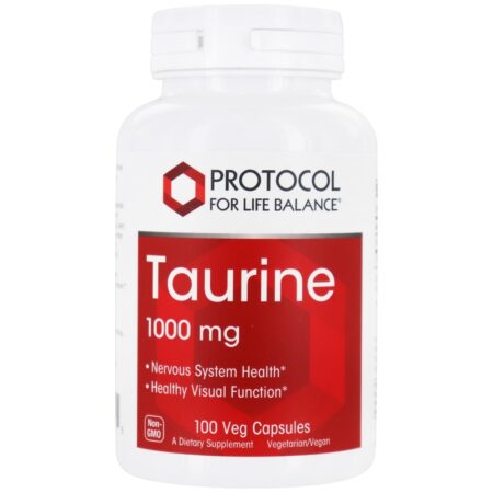 Taurina 1000 mg. - 100 Cápsula (s) vegetal (s) Protocol For Life Balance