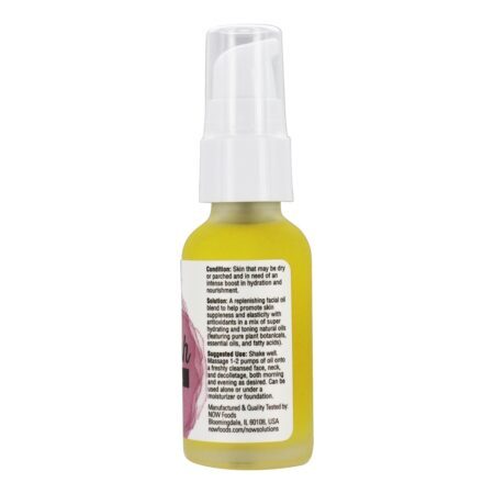 NOW Solutions Nourish Óleo Facial - 1 fl. oz. NOW Foods - Imagem 3