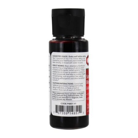 Extrato de sabugueiro preto de sambucus 500 mg . - 1 fl. oz. Protocol For Life Balance - Image 3