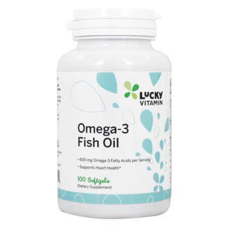 Omega-3 Óleo de Peixe 1000 mg. - 100 Softgels LuckyVitamin