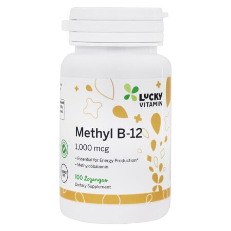 Metil B12 1000 mcg. - 100 Pastilhas LuckyVitamin